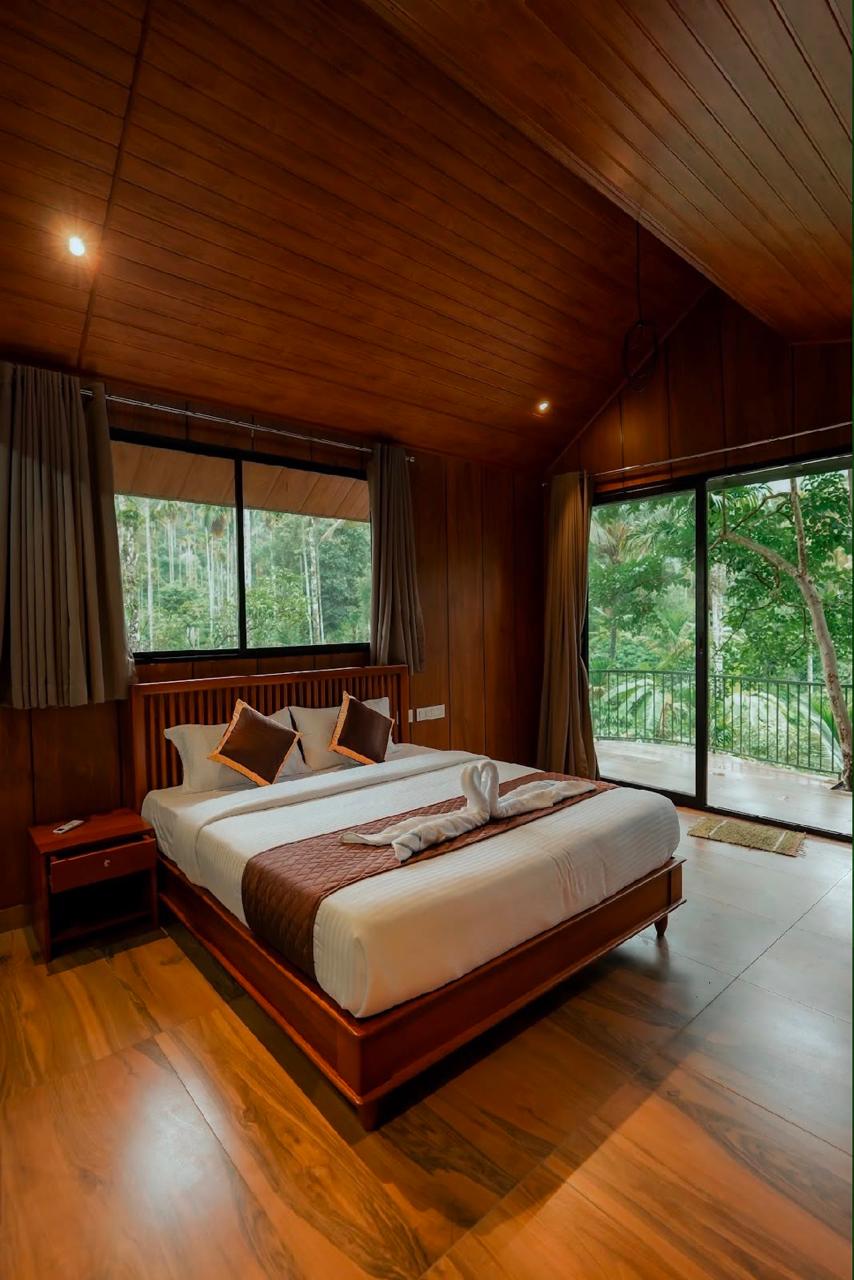 Wooden luxury bedroom